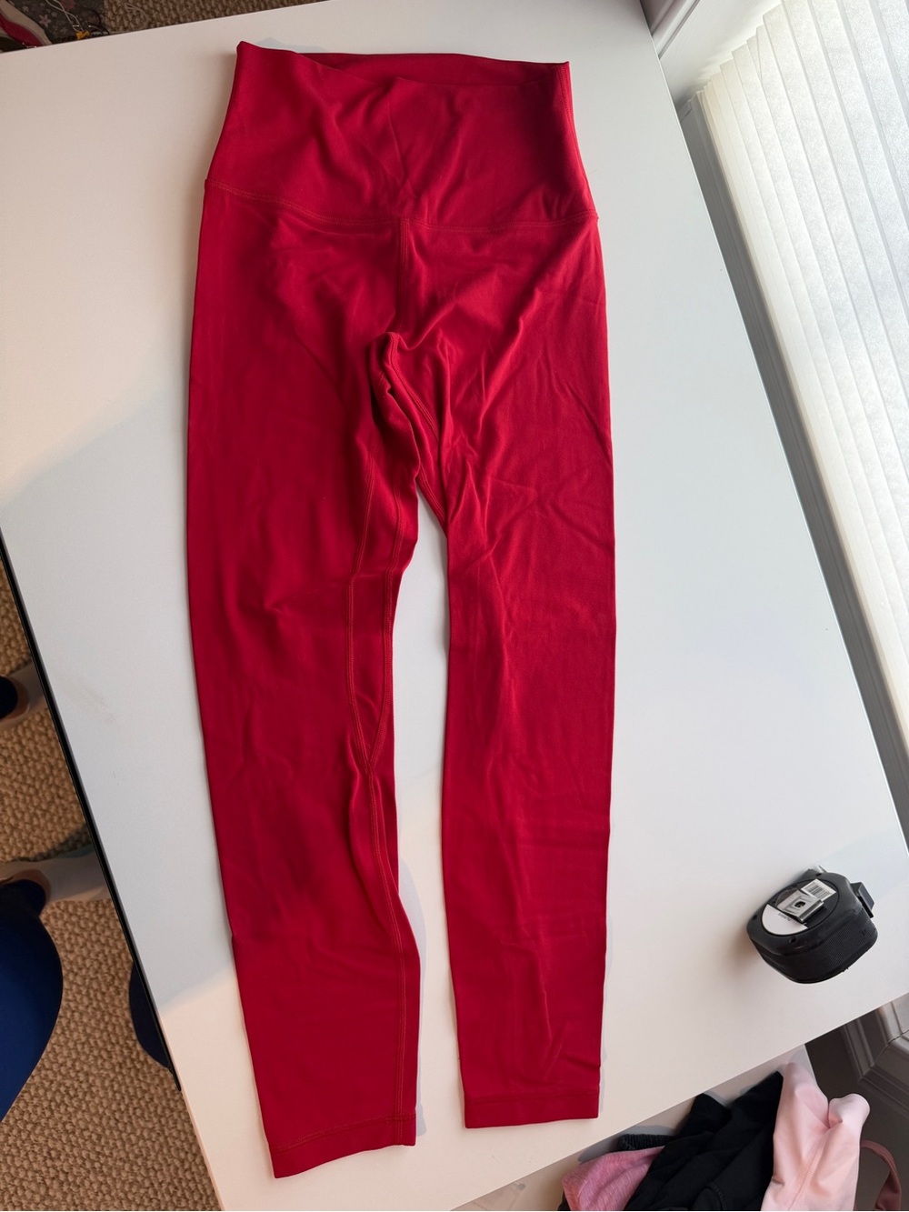 Lululemon red align leggings size 4